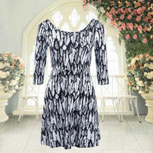Women Dress Printing Sexy Halter Waist Sleeve Mini Dress Size M-XL 2 Colors ELY