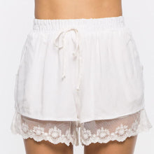 Sweet Lace Embroidery Mini Tiered Women Short Skirt Under Feminino Pantalones Cortos Mujer Basic ELY