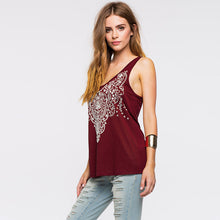 T-Shirts Totem Printed Vest Sexy Women Style Casual Style Tees Femme Clothing Tank Tops Cotton ELY