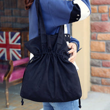 Women Bag Drawstring Canvas Bag Multifunction ladies Handbag Shoulder Bag Canvas Bucket Bolsa Feminina Bolsos Package ELY