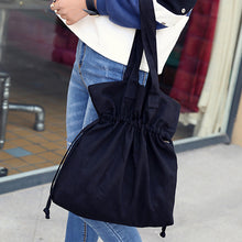 Women Bag Drawstring Canvas Bag Multifunction ladies Handbag Shoulder Bag Canvas Bucket Bolsa Feminina Bolsos Package ELY