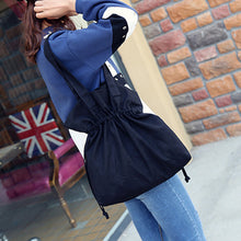 Women Bag Drawstring Canvas Bag Multifunction ladies Handbag Shoulder Bag Canvas Bucket Bolsa Feminina Bolsos Package ELY