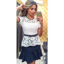 Women's Dresses Sexy Lace Top Stitching Fishtail Dress 1STL ELY