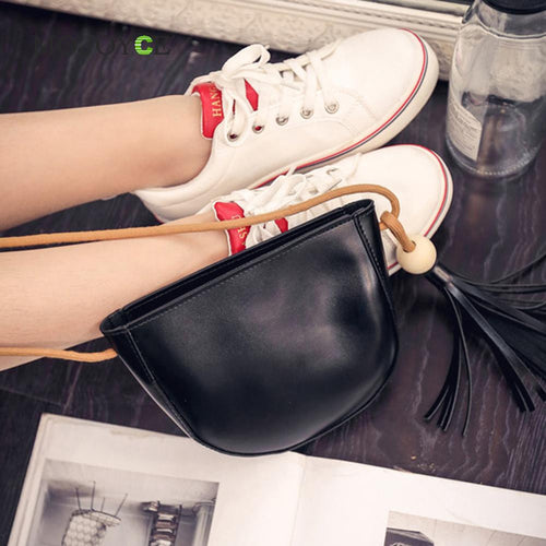 PU Leather Woman Bag Fringed Shoulder Women Messenger Bag Packet Bags Bolsa Feminina Bags Handbags Women Famous Brands ELY