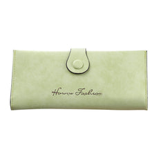 Retro Matte Sweet Ladies Soft Leather Long Wallet Purse Women Wallets Purs 6 Card Slots Holder Carteras Mujer ELY