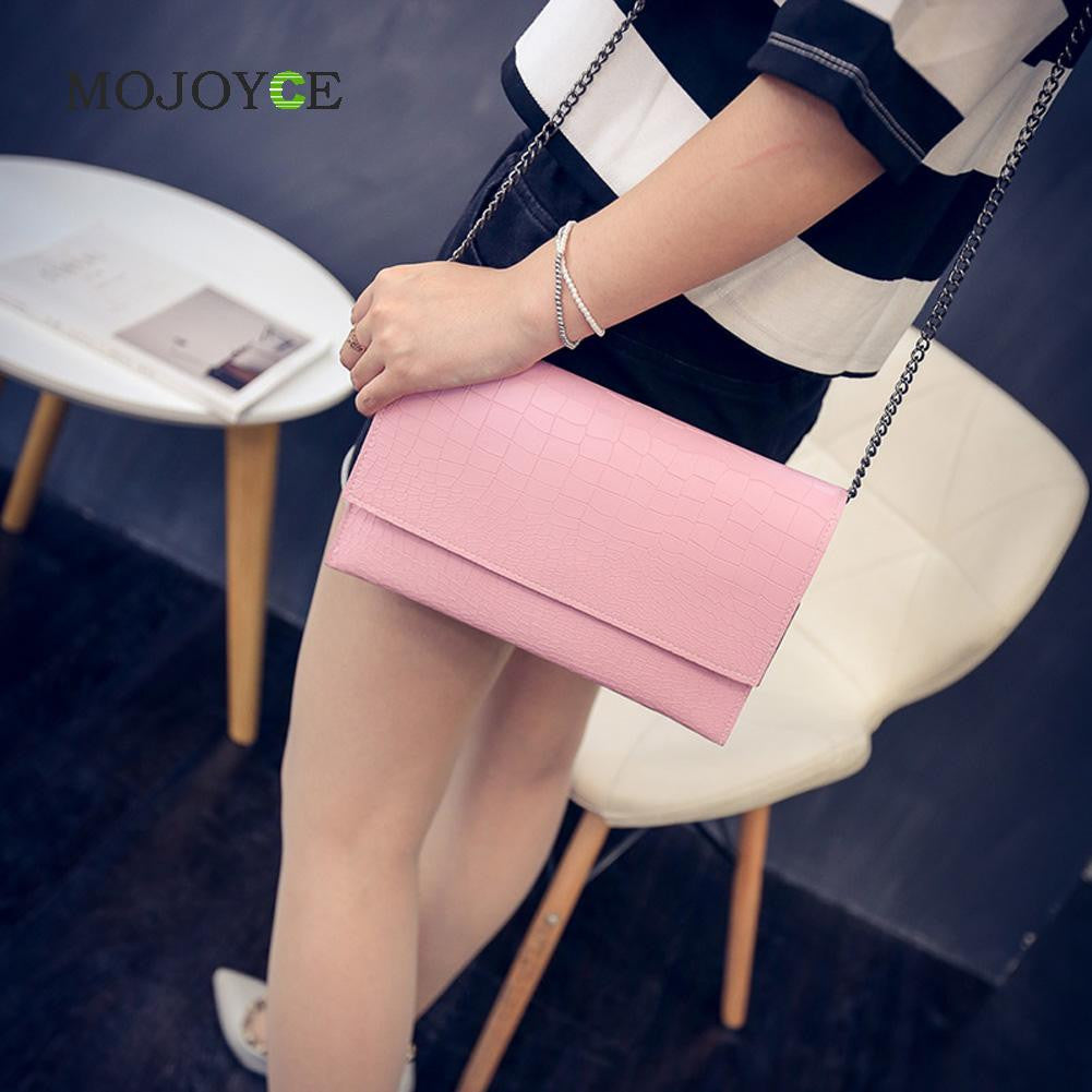 Woman Bag Shoulder Women Messenger Bag Leather Bolsa Stone Pattern Envelope Bags PU Handbag Bolsa Feminina Clutch 1STL ELY