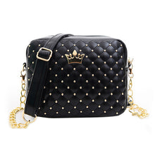 Women Bag Women Messenger Bag Rivet Chain PU Leather Crossbody Shoulder Bag Ladies Tote Bag bolsa feminina 3 Color ELY