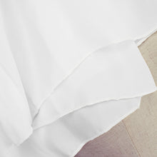 Womens Lace Gauze Chiffon Dress Solid White Style Dress Long Sleeve Deep V Neck Vestidos Elegant Ladies Dresses ELY