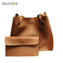 2PCS Fasion Women Leather Handbags Shoulder Women Bag Satchel Tote Bags Handbags Women Famous Brands sac a main Bolsa Feminina ELY