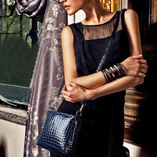 2PCS Women Bags Bag Handbags Handbags Messenger Shoulder Bag Crocodile PU Leather bags ELY