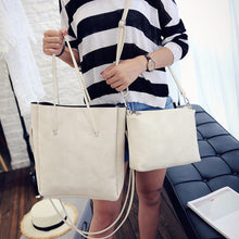 2Pcs Women Leather Handbag Crossbody Bag Tote Large Capacity Famous Brand Designer Handbag Composite Bag ELY