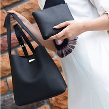 2pcs European Women PU Leather Bag Barrel Shoulder Bag Women Leather Handbag Tote Retro Women Bag Bolsa Feminina Bolso Mujer ELY