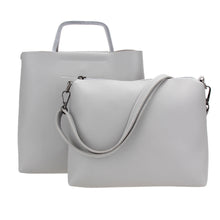 2pcs Women Leather Handbag Metal Handle Women Bag Shoulder Crossbody Bag PU Clutches Bolsa Feminina Messenger Bag Brand ELY