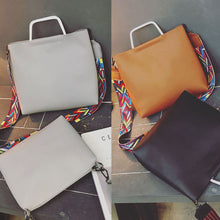 2pcs Women Leather Handbag Metal Handle Women Bag Shoulder Crossbody Bag PU Clutches Bolsa Feminina Messenger Bag Brand ELY