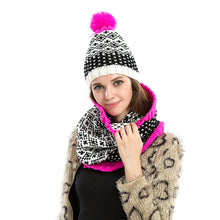 2pcs HatScarf Women Cap BeanieScarf Woolen Warm Hat Knitted Hat Beanie Caps Christmas Gift 1STL ELY