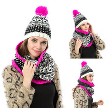 2pcs HatScarf Women Cap BeanieScarf Woolen Warm Hat Knitted Hat Beanie Caps Christmas Gift 1STL ELY