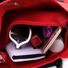 2pcs Fasion Women Leather Handbag PU Tote Wooden Beads Tassel Shoulder Women Messenger Bags Sac A Main 1STL ELY