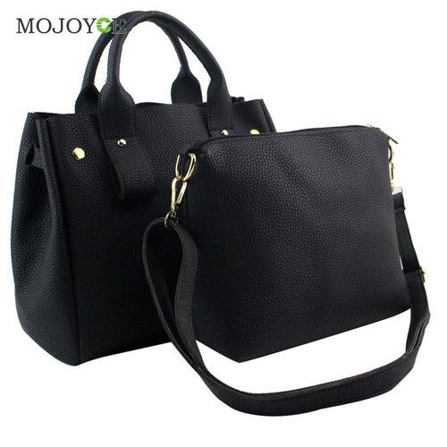 2pcs PU Leather Women Bag Embossed Women Leather Handbag Leisure Shoulder Crossbody Bag Women Messenger Bags Bolsa Sac ELY