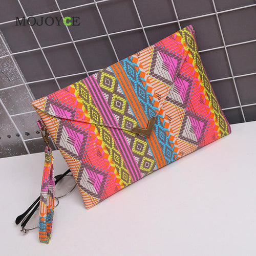3 Color Vintage Women Bag Envelope Clutch Purse Tote Bag Ladies Embroidered Women Messenger Bags Bolsa Feminina 1STL ELY