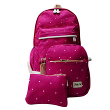 3 pcs Canvas Backpack Women Korean Shoulder Bag Spots Rucksack Bolsa Travel Satchel School Bag for Teenage Mochila Feminina ELY