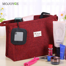 3pcs Makeup Bag Cosmetic Bag Travel Case Toiletry Storage makeup Organizer Handbag Abrasive Cloth Makeup Case make up bag ELY