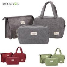 3pcs Makeup Bag Cosmetic Bag Travel Case Toiletry Storage makeup Organizer Handbag Abrasive Cloth Makeup Case make up bag ELY