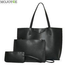 3pcs Women Leather Handbag PU Shoulder Crossbody Bag Clutch Women Messenger Bags Women Composite Bag Sacthel Bolsa ELY