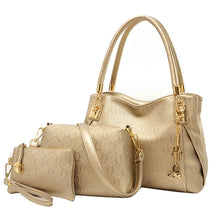 3pcs Women Leather Handbags Women Messenger BagPurse Women Bag Frosted PU Bolsa Feminina ELY