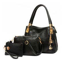 3pcs Women Leather Handbags Women Messenger BagPurse Women Bag Frosted PU Bolsa Feminina ELY