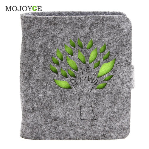 40 Slots Felt Wool Business Cards Bags Card Holders ID Credit Name Business Cards Pocket Pouch Container Bag Wallet Purse ELY