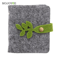 40 Slots Felt Wool Business Cards Bags Card Holders ID Credit Name Business Cards Pocket Pouch Container Bag Wallet Purse ELY