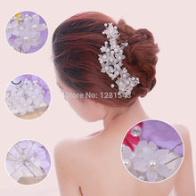 4pcs Crystal Lace Pearl Flower Party Bridal Headband Hair Band Tiara Pearl Jewelry 1STL ELY
