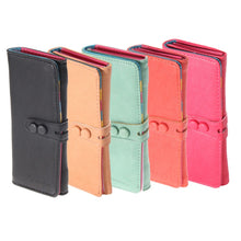 5 Candy Colors PU Leather Women Long Wallet Purse 5 Card Holder Clutch Purse 1STL ELY