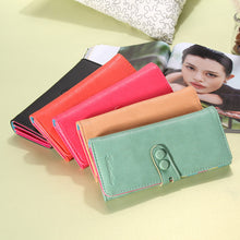 5 Candy Colors PU Leather Women Long Wallet Purse 5 Card Holder Clutch Purse 1STL ELY
