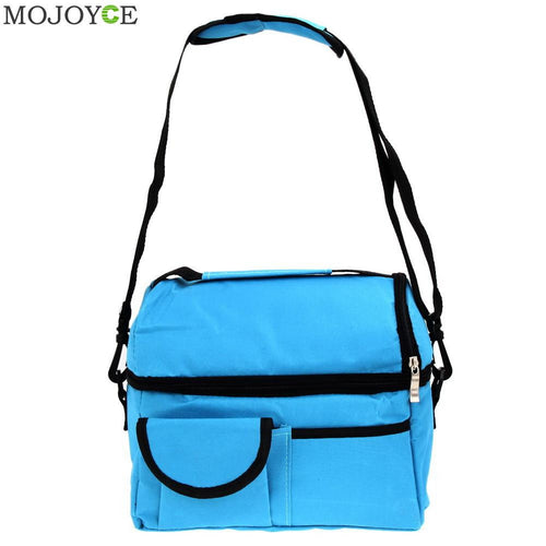 8L Square Thermal Bag Women Men Lunch Bag Cooler Beam Port Lunch Box Lady Handbag Children Kids Lunch Bags Insulation Package ELY