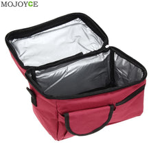 8L Square Thermal Bag Women Men Lunch Bag Cooler Beam Port Lunch Box Lady Handbag Children Kids Lunch Bags Insulation Package ELY