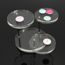 Acrylic Jewelry Display Boxes Holder Rack Box Clear Acrylic Jewelry Organizer 3 Tray Stands for Earring Bracelet Necklace 1STL ELY