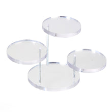 Acrylic Jewelry Display Boxes Holder Rack Box Clear Acrylic Jewelry Organizer 3 Tray Stands for Earring Bracelet Necklace 1STL ELY