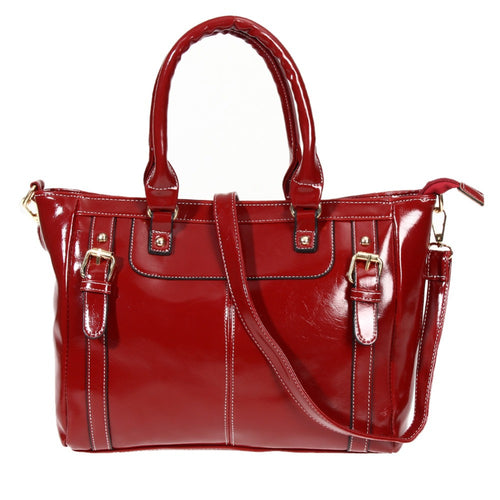 All-Match Package Elegant OL Women Handbag Oil Leather Shoulder bag Messenger Bag Casual Tote ELY