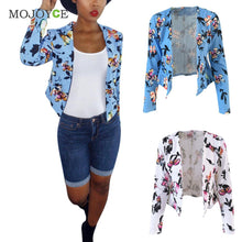 women blazers and jackets Mini Printing Short Coat Suits Tops Slim fit Blazer feminino jacket women jaqueta feminina ELY