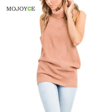 Backless Sleeveless Women Sweaters and Pullovers Turtleneck Knitted Regular Sweater Cardigan Women Pullover Tops Cardigans 1STL ELY