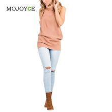 Backless Sleeveless Women Sweaters and Pullovers Turtleneck Knitted Regular Sweater Cardigan Women Pullover Tops Cardigans 1STL ELY