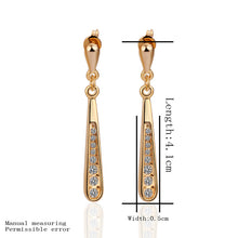 Best Friends jewerly 18K Gold Plated Earing 1 Stick drop earrings brincos SMTPE26 ELY