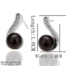 Best Friends jewerly 18K Gold Plated Earing black beads stud earrings brincos SMTPE 24 ELY