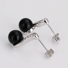 Best Friends jewerly 18K Gold Plated Earing black beads stud earrings brincos SMTPE 24 ELY