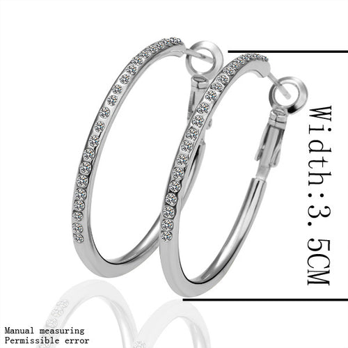 Best Friends jewerly 18K Gold Plated Earing brincos grandes hoop earrings brincos SMTPE 2 ELY