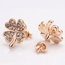Best Friends jewerly 18K Gold Plated Earing clover stud earrings brincos SMTPE 1 ELY