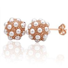 Best Friends jewerly 18K Gold Plated Earing ev ball stud earrings brincos SMTPE 14 ELY