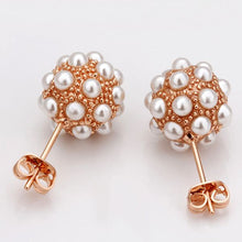 Best Friends jewerly 18K Gold Plated Earing ev ball stud earrings brincos SMTPE 14 ELY