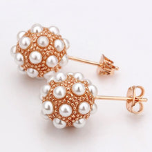 Best Friends jewerly 18K Gold Plated Earing ev ball stud earrings brincos SMTPE 14 ELY